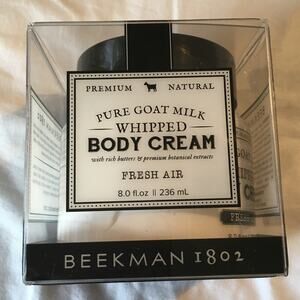 Beekman 1802 Fresh Air Whipped Body Cream 8 oz Made in the USA Goat Milk NIB